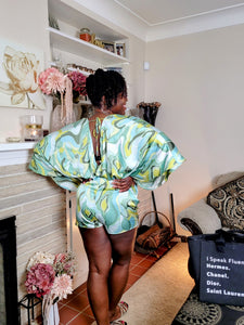 Mesmerized | Satin Romper