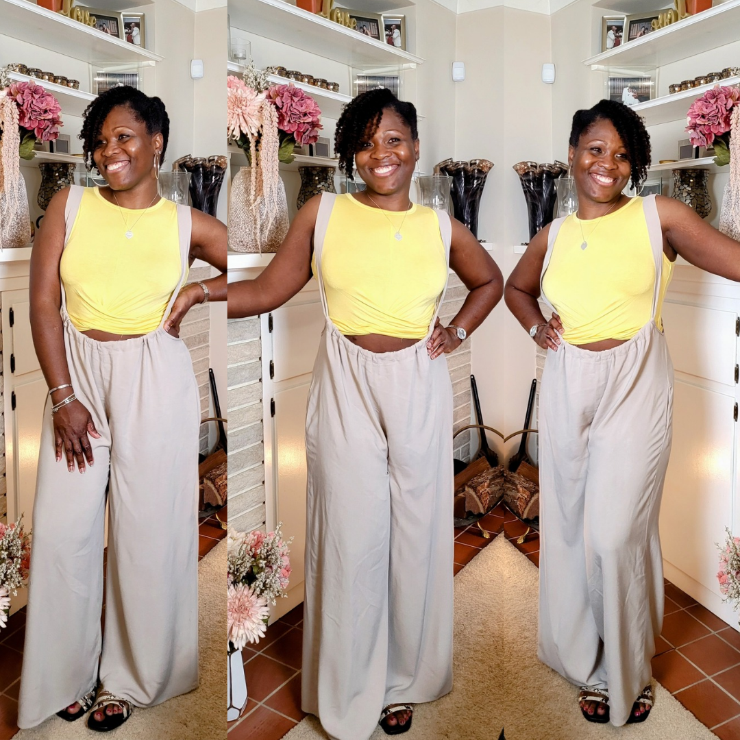 Atoria| Suspender Jumpsuit Set {Top & Jumpsuit}