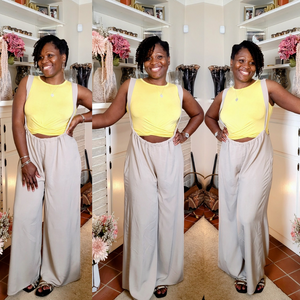 Atoria| Suspender Jumpsuit Set {Top & Jumpsuit}