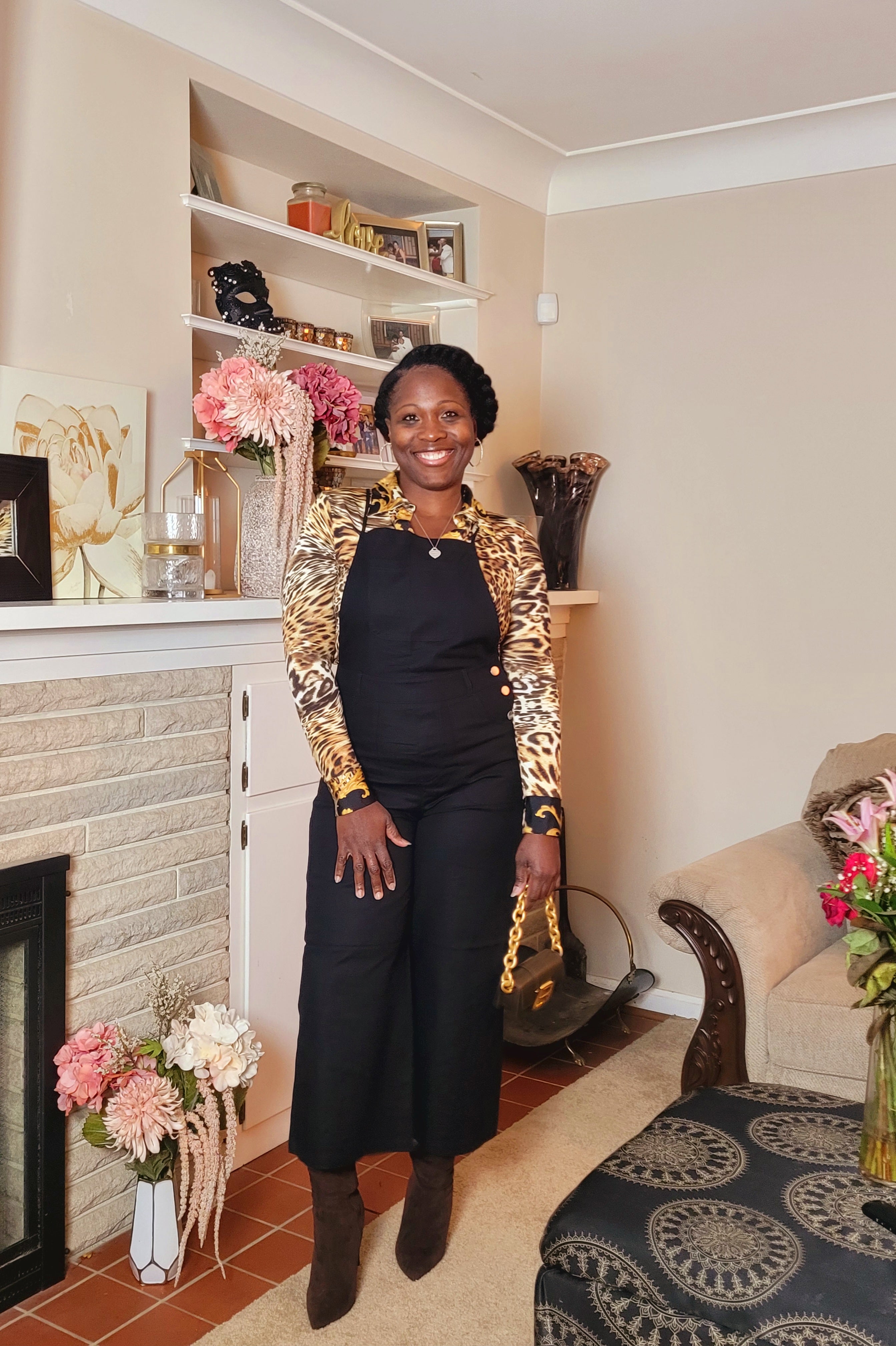 Fierce Feline| Button Down Top