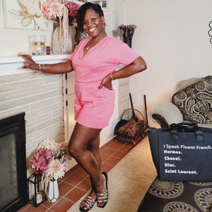 Glam Chic| Romper {Desert Rose}