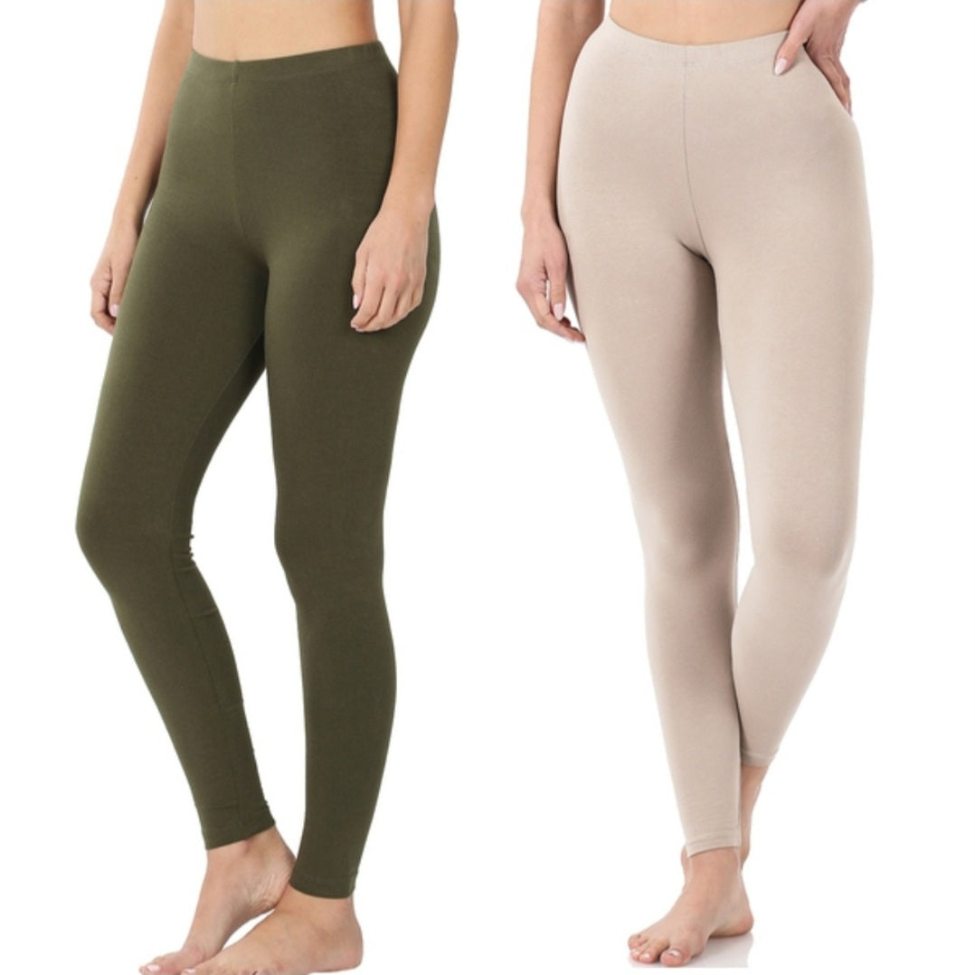 Lushline Buttery Soft Leggings| 2 pack
