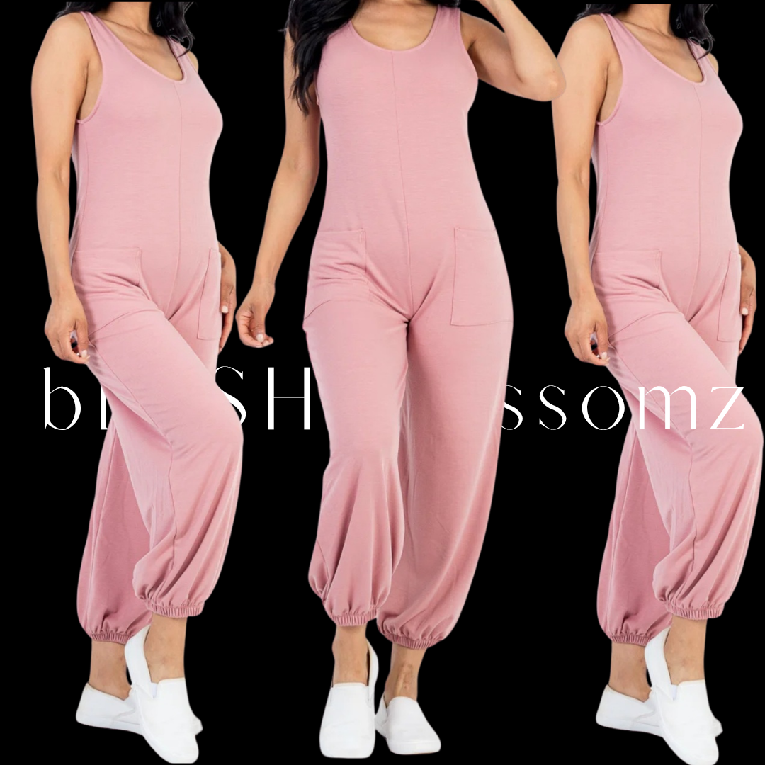 Absolute Comfort| Scoop Neck Jumpsuit {3 Colors}