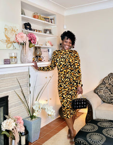 Flirty| Cheetah Midi