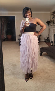 bLUSH Petals|Tulle Skirt