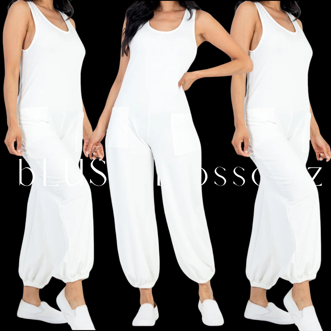 Absolute Comfort| Scoop Neck Jumpsuit {3 Colors}