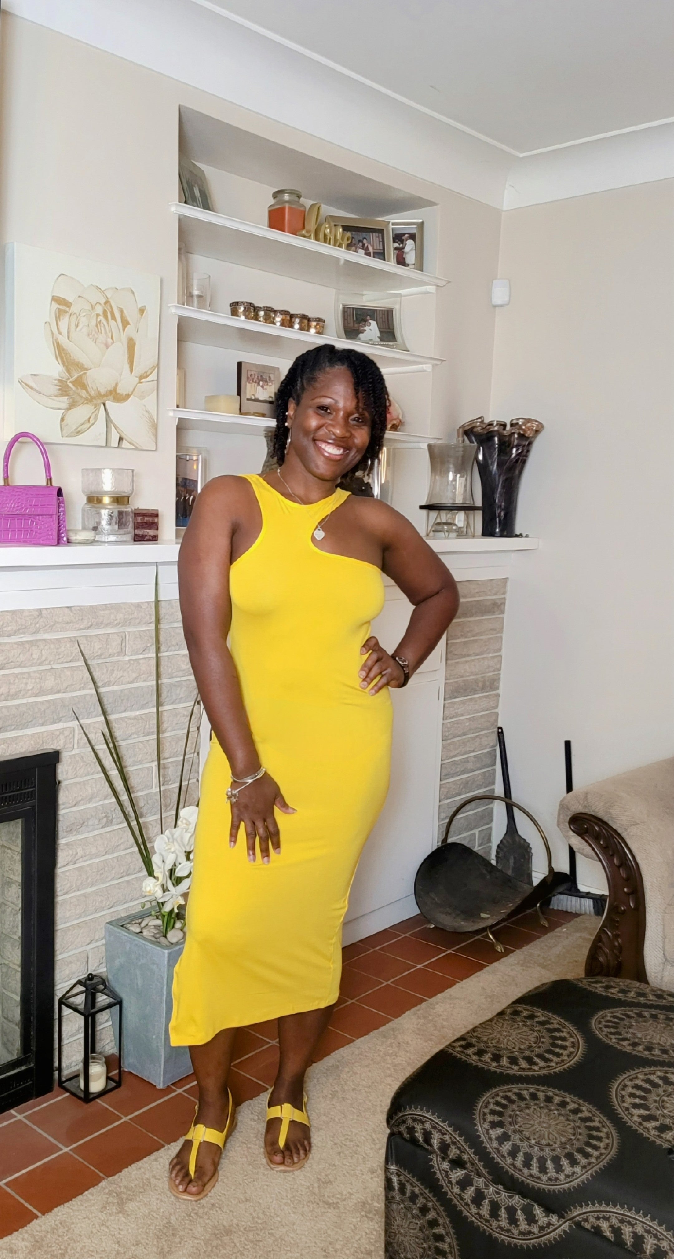 Day Party| Midi Dress {Yellow}